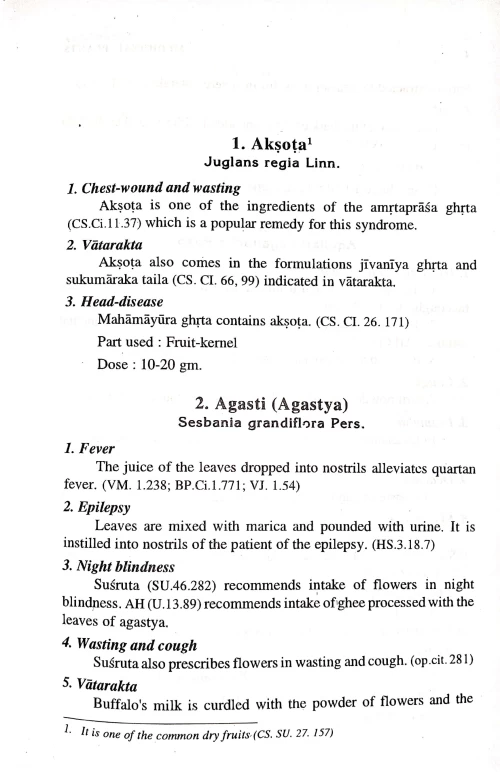 Classical Uses of Medicinal Plants